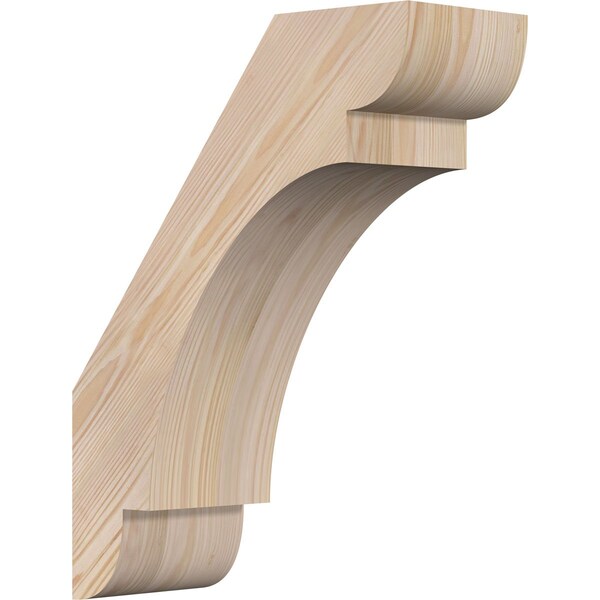 Ekena Millwork 5 1/2"W x 14"D x 18"H Olympic Smooth Knee Brace, Douglas Fir BRC06X14X18OLY00SDF - main